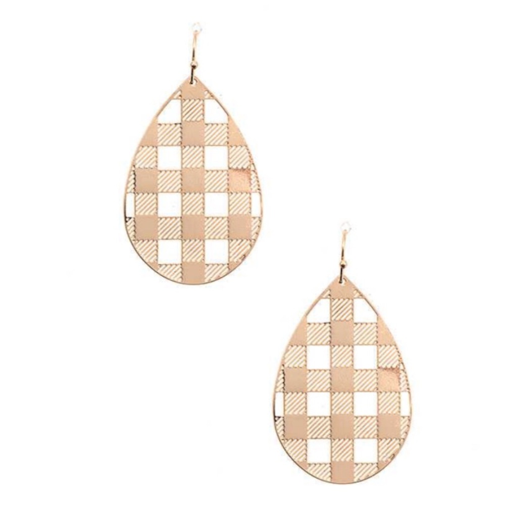 Gold Teardrop Earrings